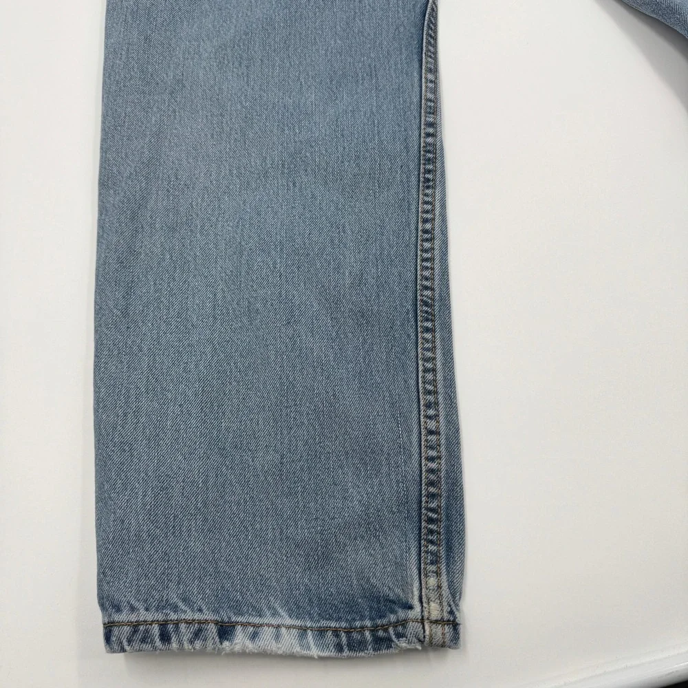 Levis 550 Relaxed Fit Mens Light Wash‎ Blue Denim Jeans 33x30 Bleach Splatter